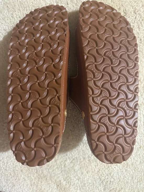 NWOT Birkenstock Staud collab Arizona Big Buckle Croc Slide Sandal size 40 - Picture 8 of 13